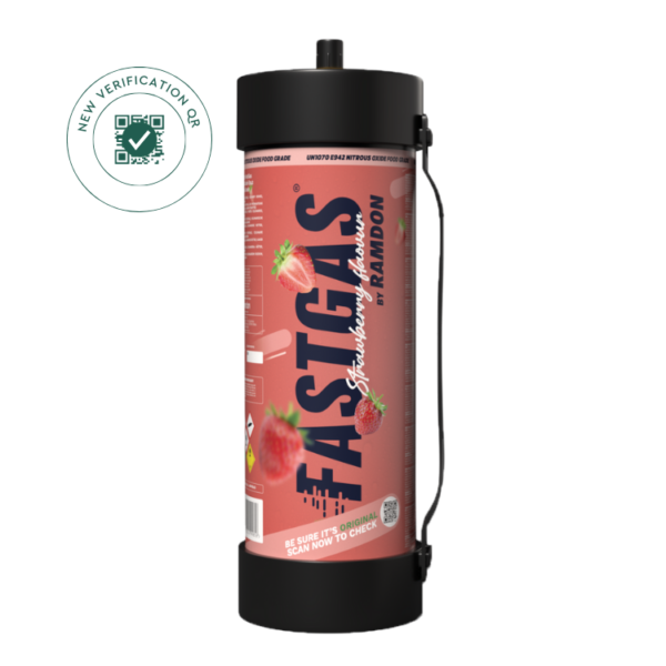 FastGas Strawberry Nitrous Oxide Cylinder
